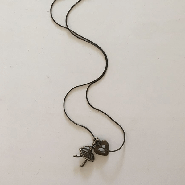 Collar Bailarina con Corazón