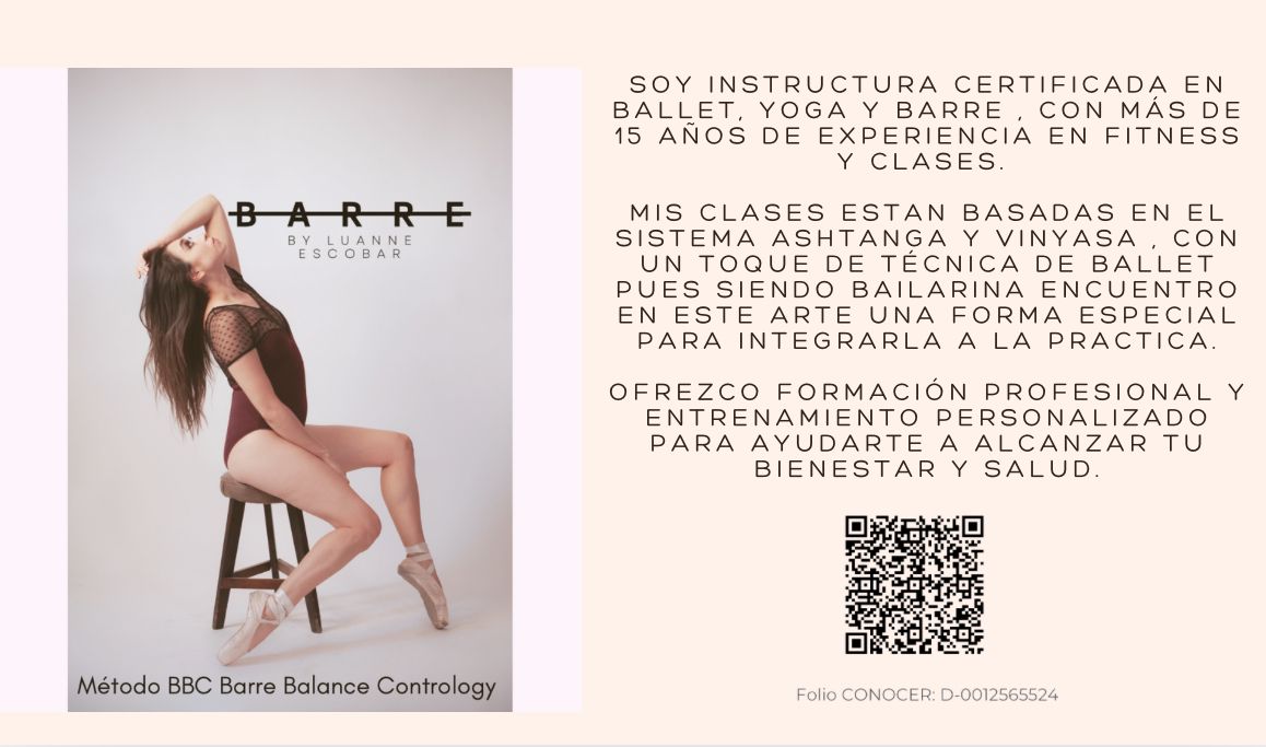Certificación en barre y pilates