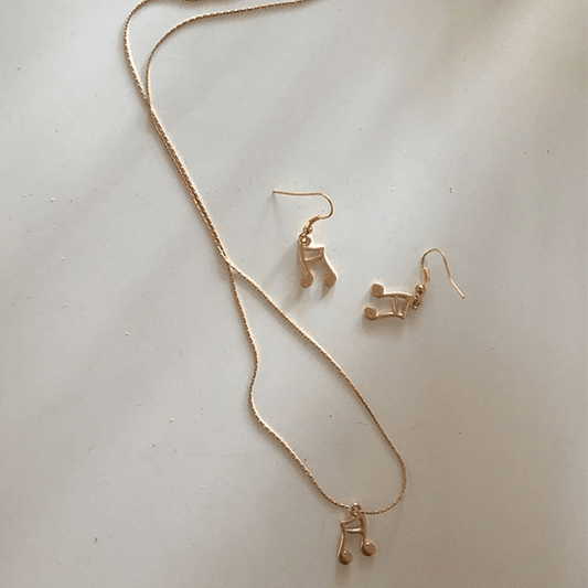 Collar y Aretes Music