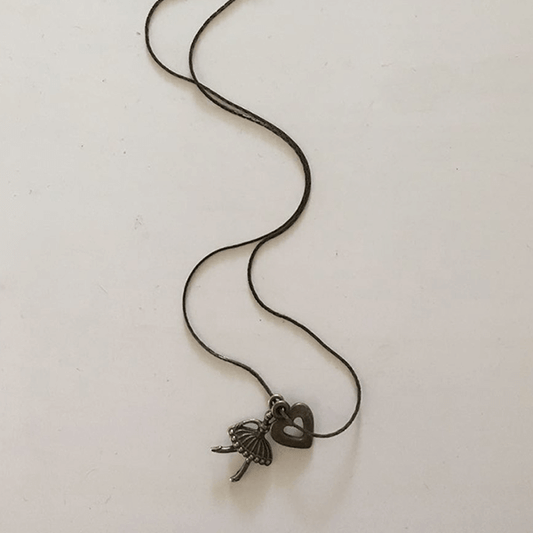 Collar Bailarina con Corazón